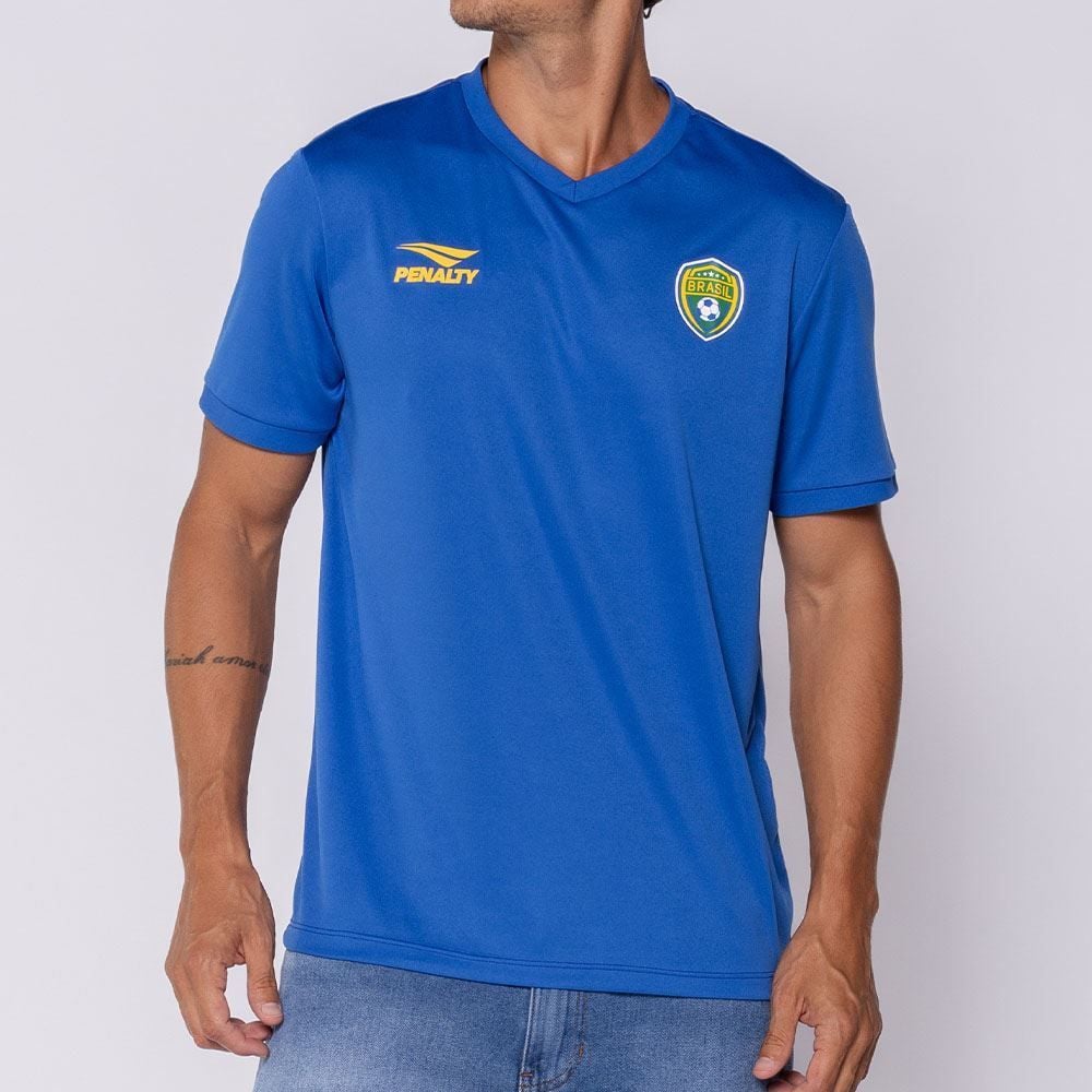 Camiseta Brasil Masculina Player Penalty