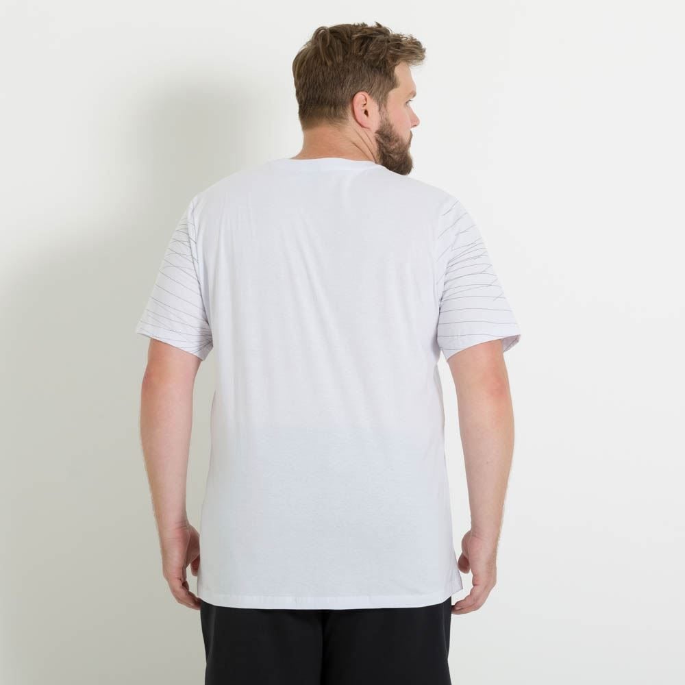 Camiseta Com Estampa E Aplique Na Barra Scream