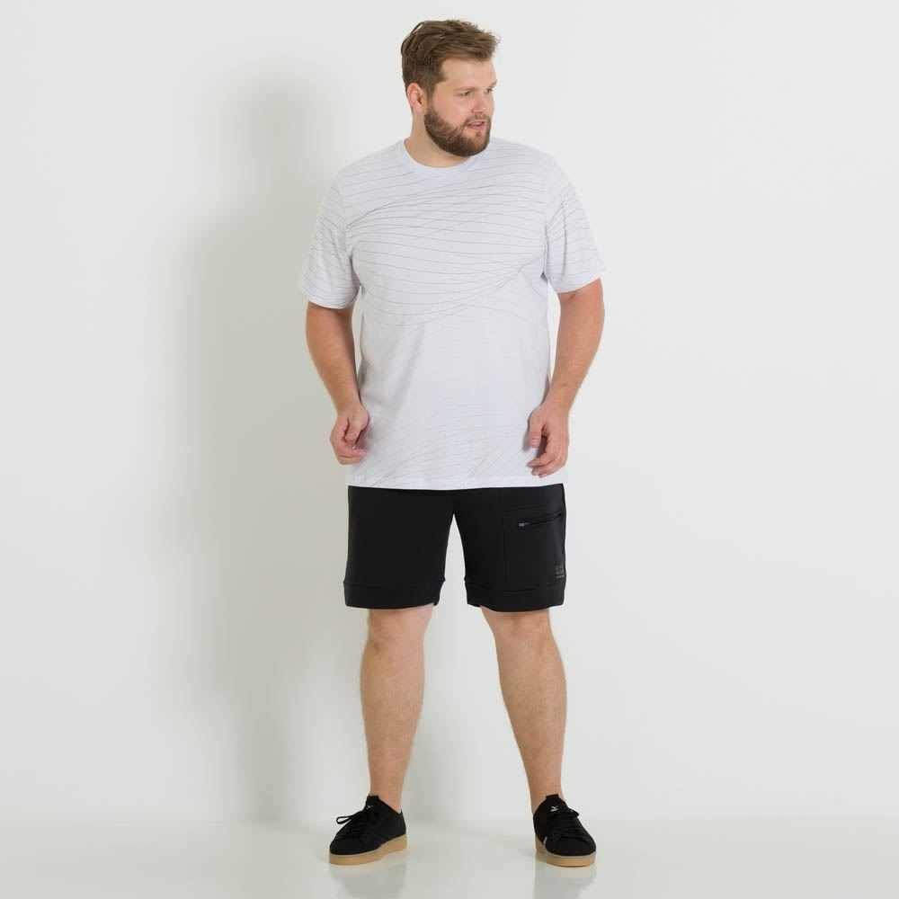 Camiseta Com Estampa E Aplique Na Barra Scream