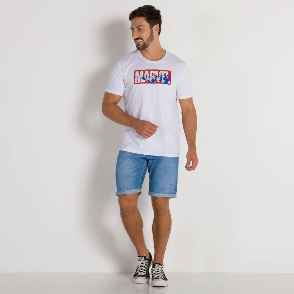 Camiseta Com Estampa Marvel