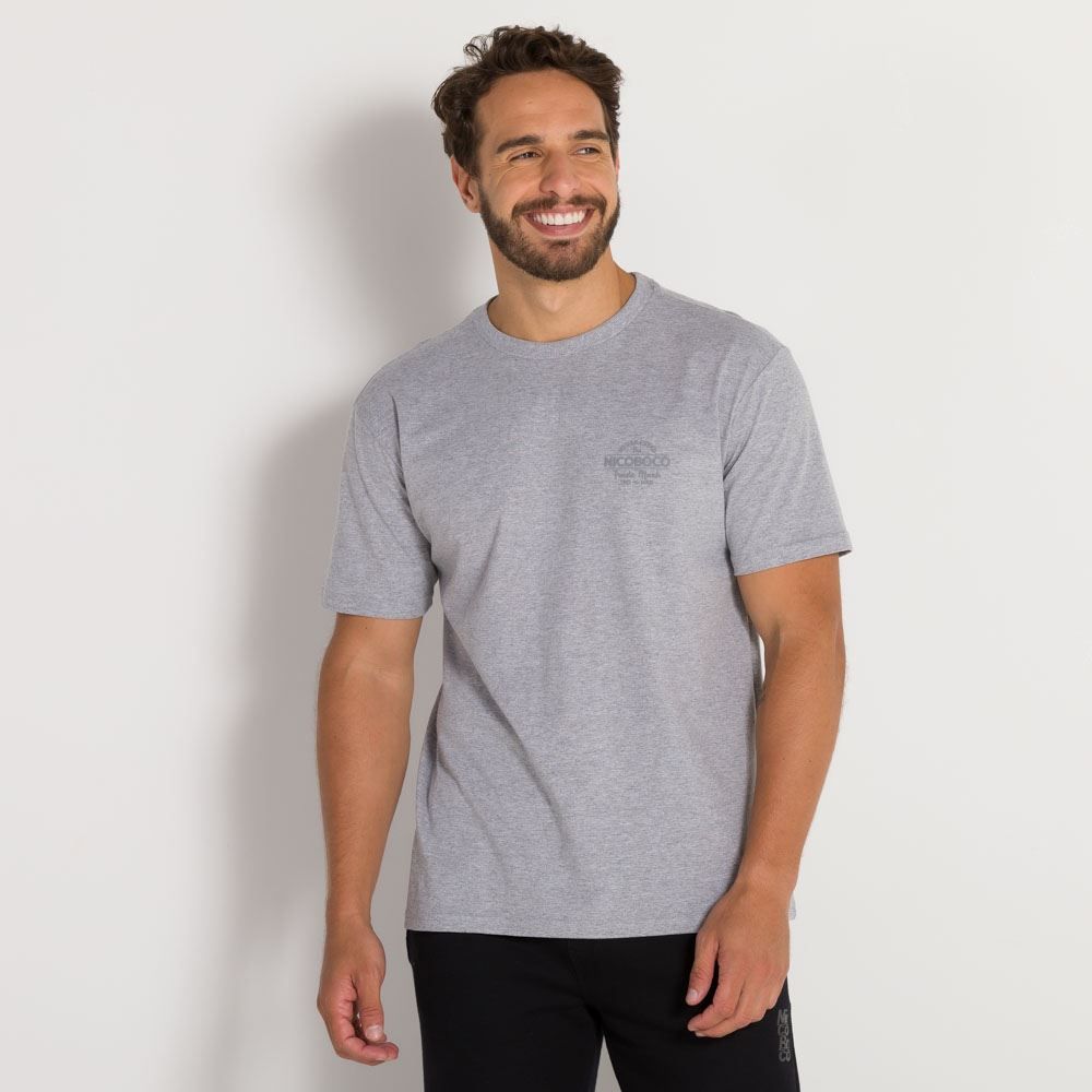 Camiseta com Estampa Minimalista Nicoboco
