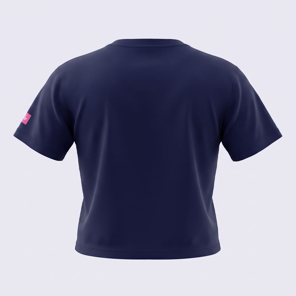 Camiseta Cropped Infantil Guerreiras Do K-Pop 6 a 14 Anos