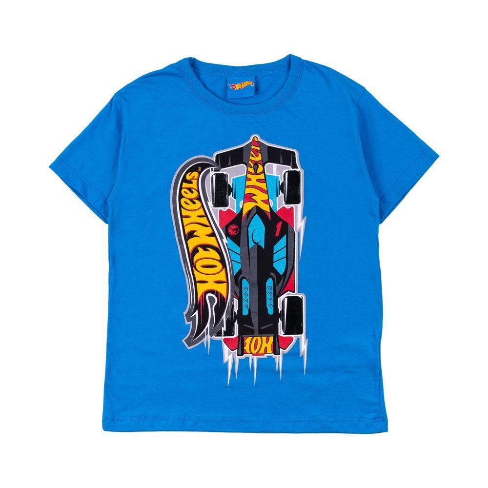 Camiseta de 1 a 3 Anos Meia Malha Hot Wheels Fakini