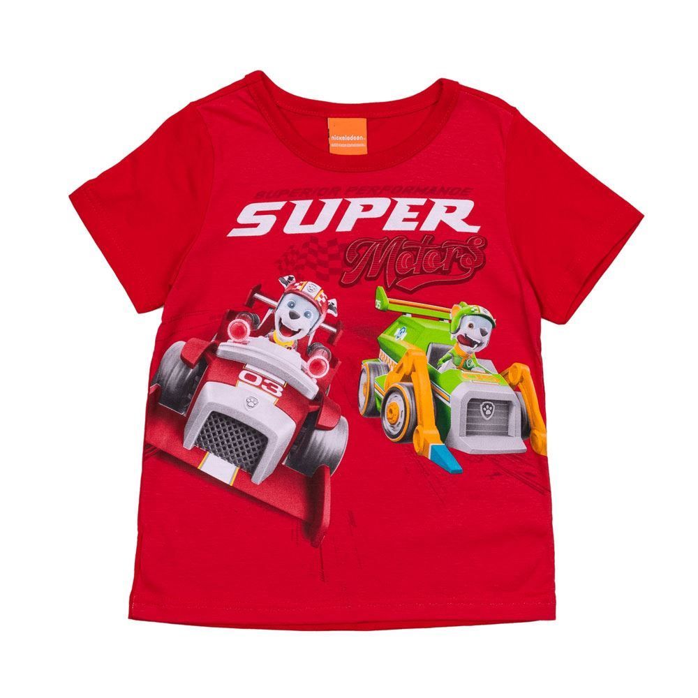 Camiseta de 1 a 3 Anos Patrulha Canina Super Malwee