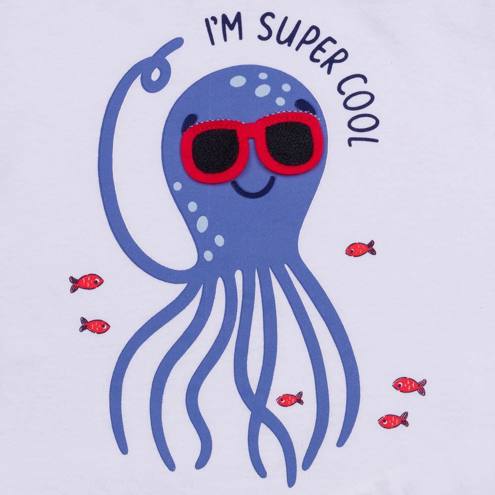 Camiseta de Bebê M/Malha Lula Interativa Yoyo Baby