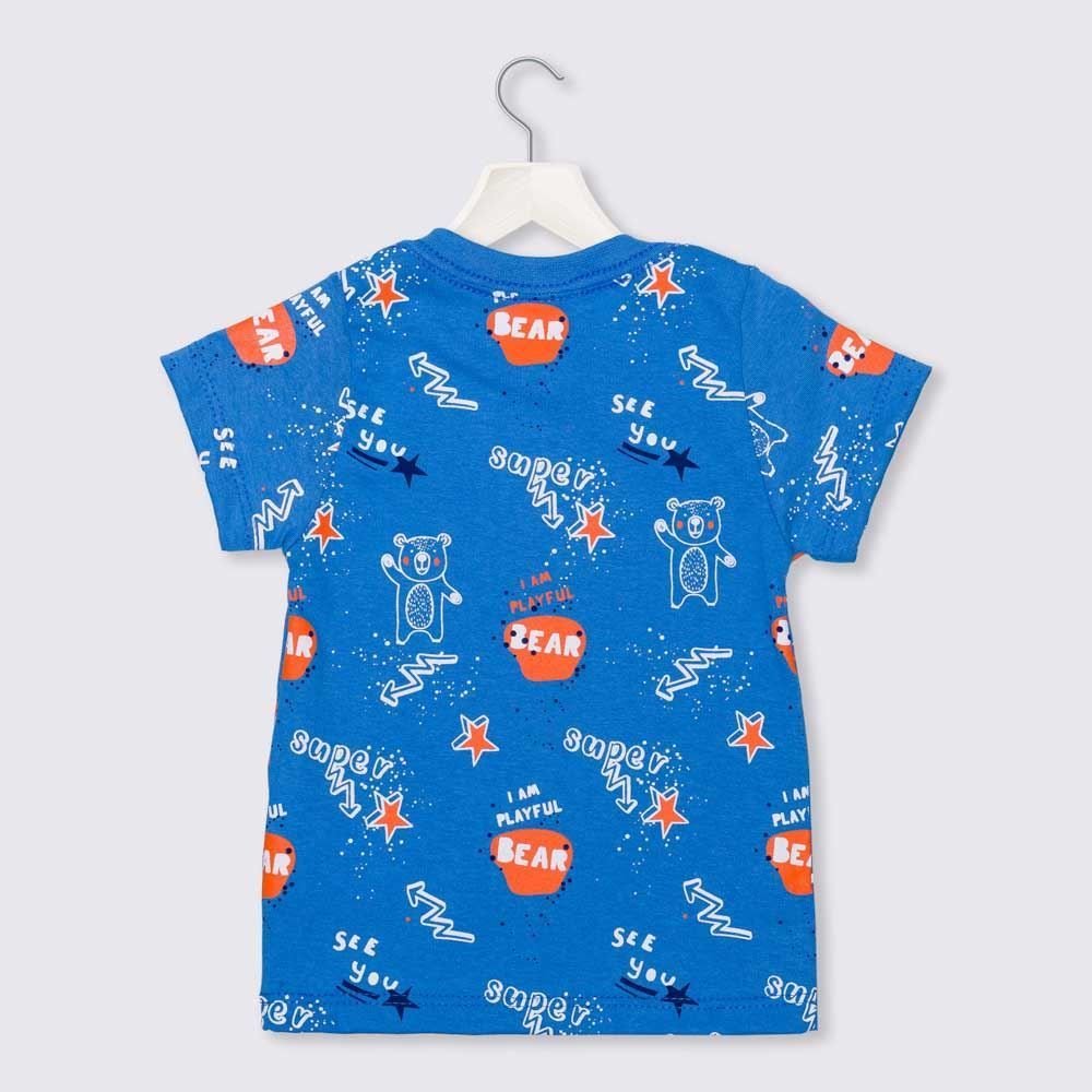 Camiseta de Bebê Menino Super Full Bear Yoyo Baby