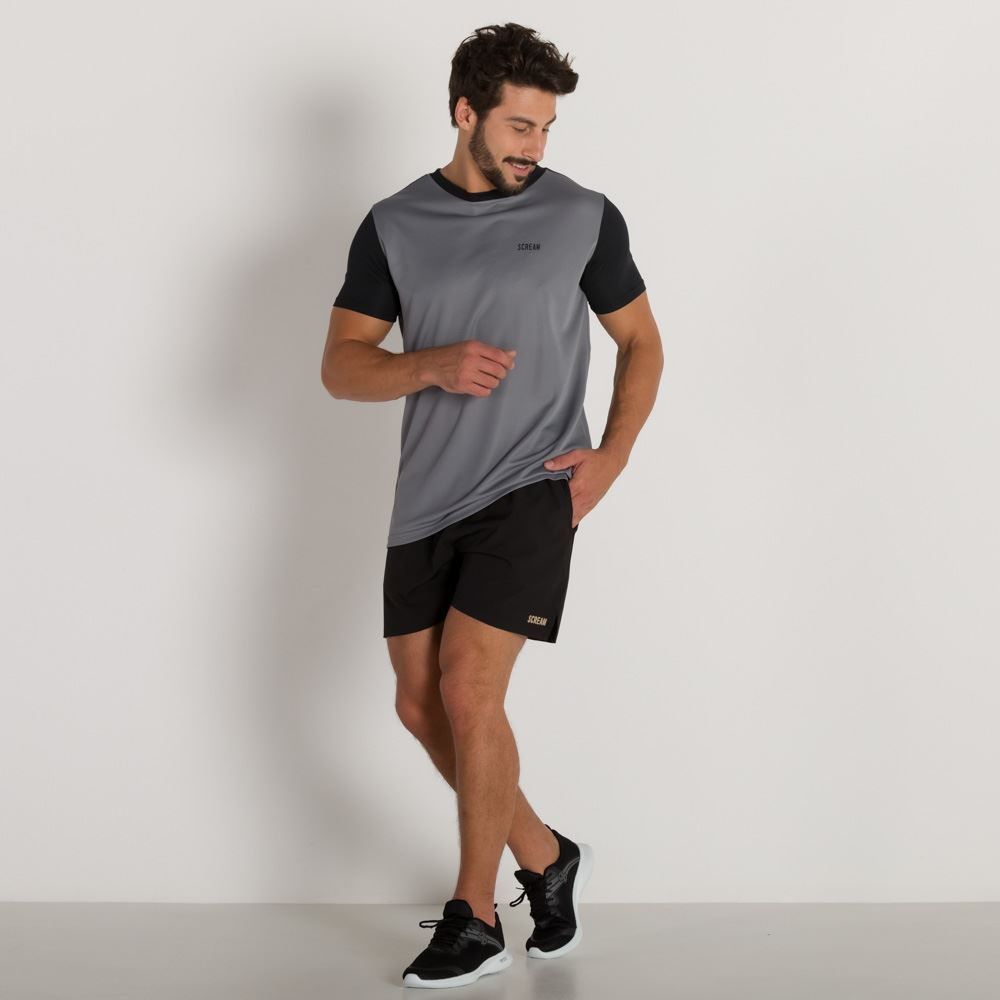 Camiseta Dry Mangas Raglan Scream