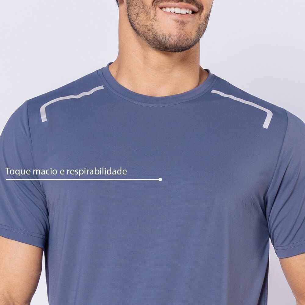 Camiseta Esportiva Masculina Com Refletivo Scream