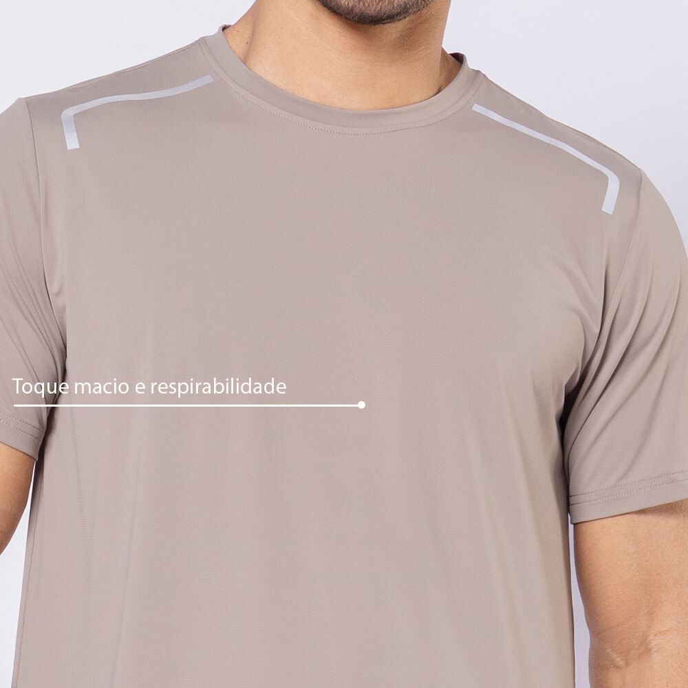 Camiseta Esportiva Masculina Com Refletivo Scream