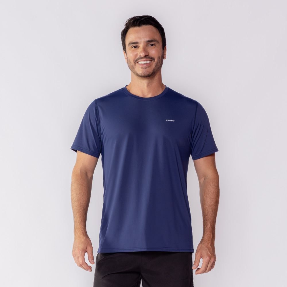 Camiseta Esportiva Masculina Dry Poliamida Scream