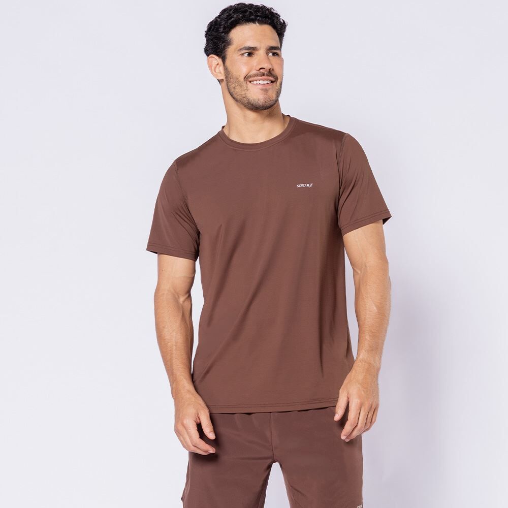 Camiseta Esportiva Masculina Dry Poliamida Scream