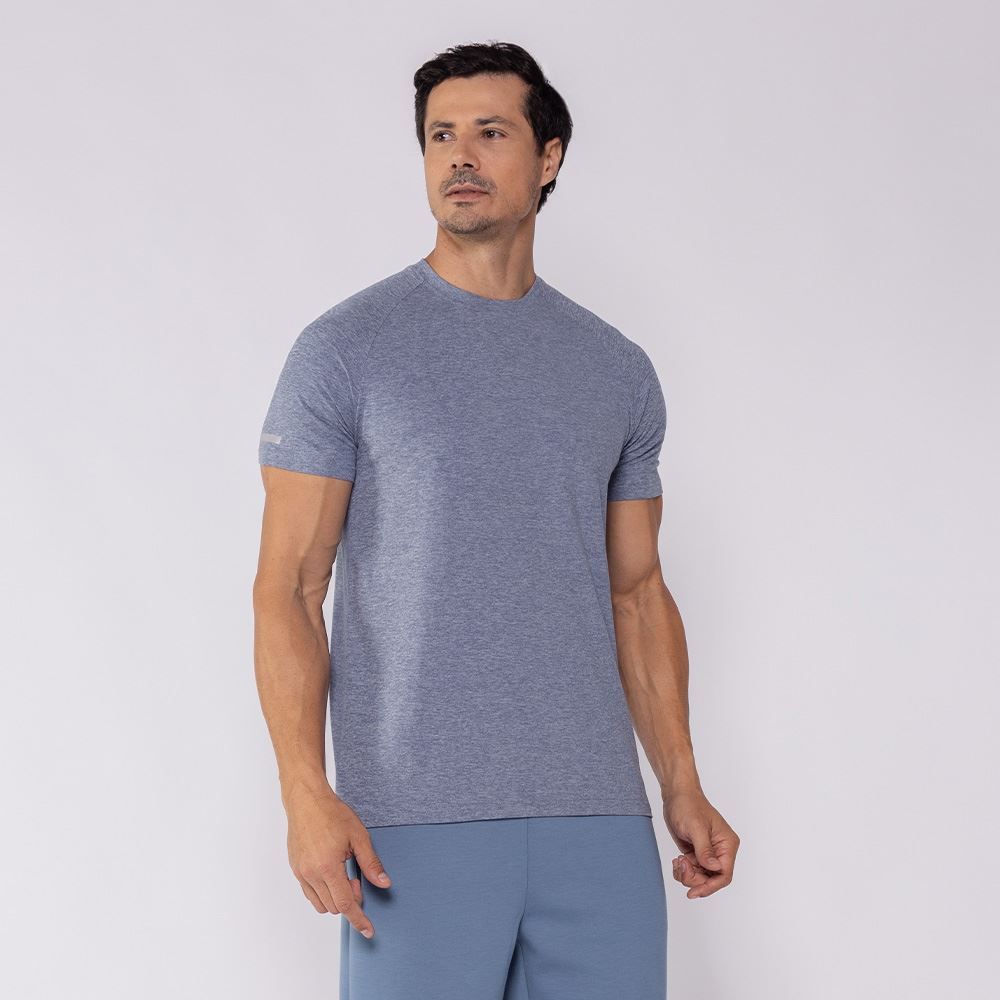 Camiseta Esportiva Masculina Raglan Dry Fit Scream