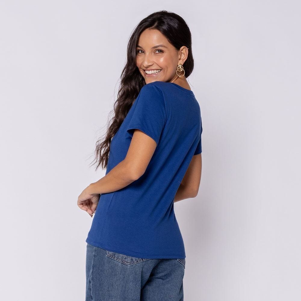 Camiseta Feminina Brasil Logo Boby Blues