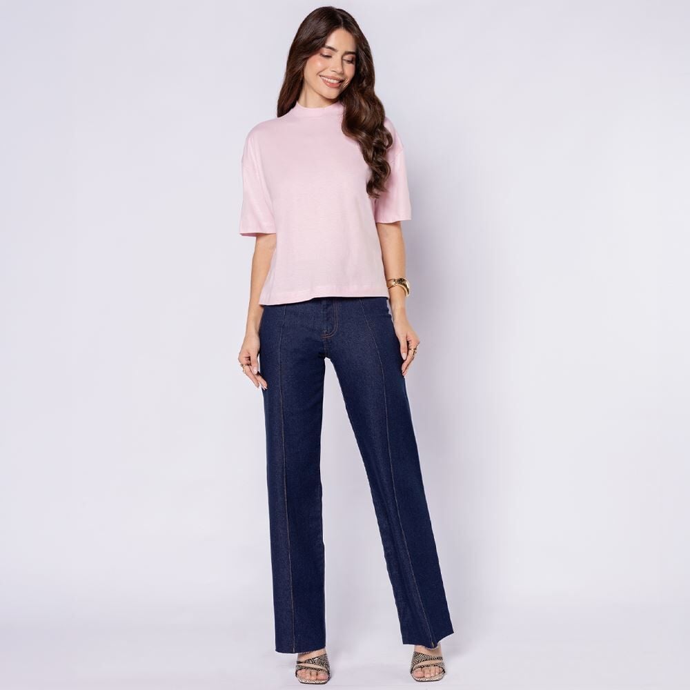 Camiseta Feminina Em Algodão Boby Blues