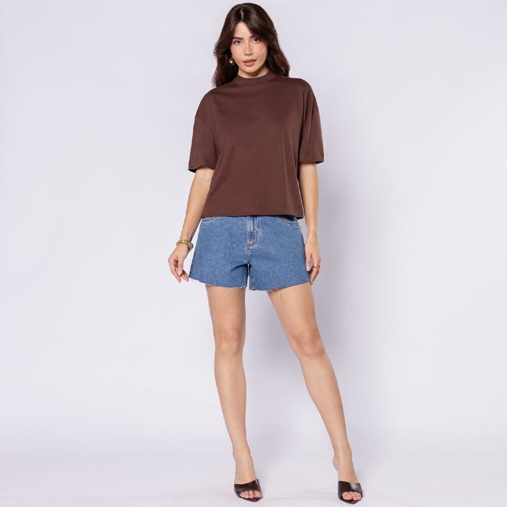 Camiseta Feminina Em Algodão Boby Blues