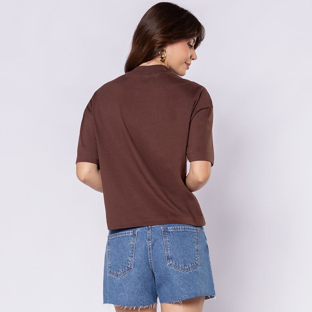 Camiseta Feminina Em Algodão Boby Blues