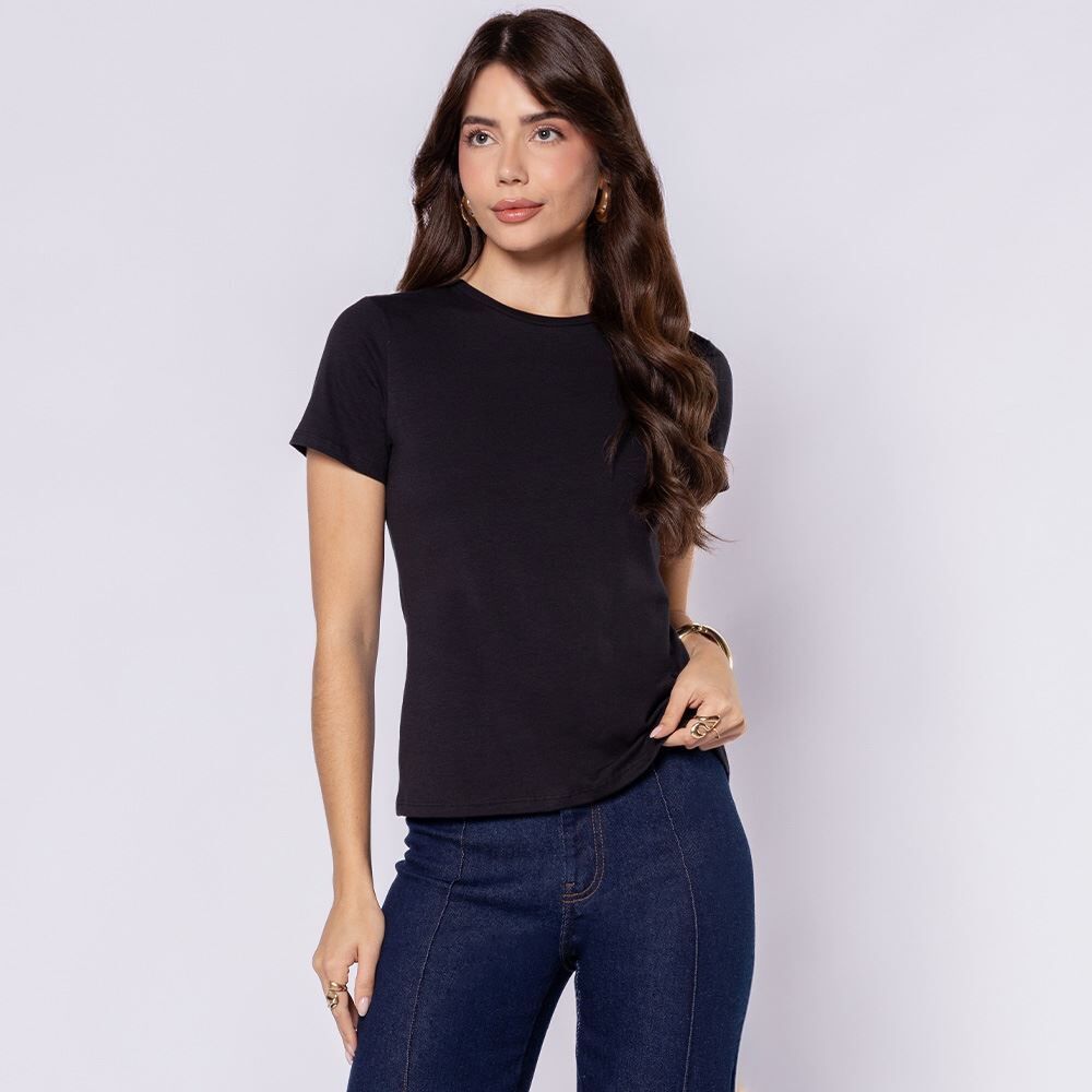 Camiseta Feminina Em Algodão Patricia Foster