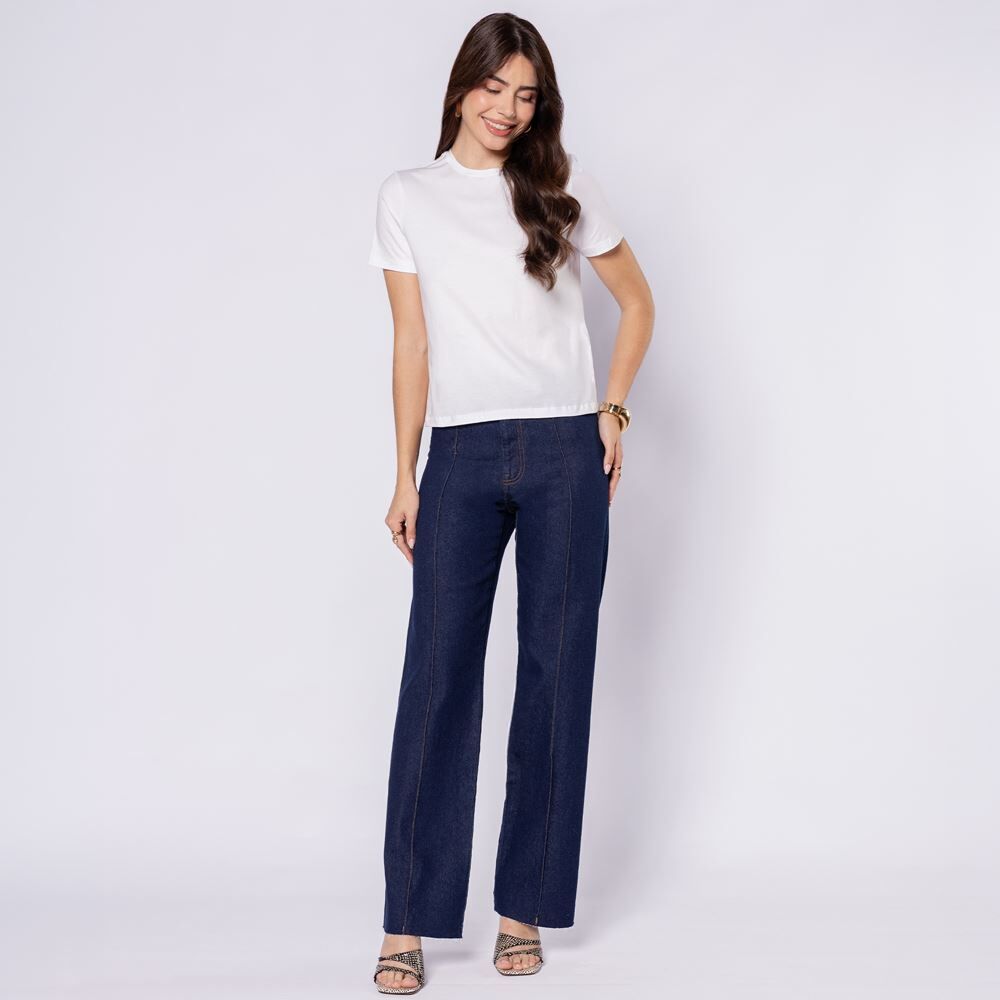 Camiseta Feminina Em Malha Pima Patricia Foster