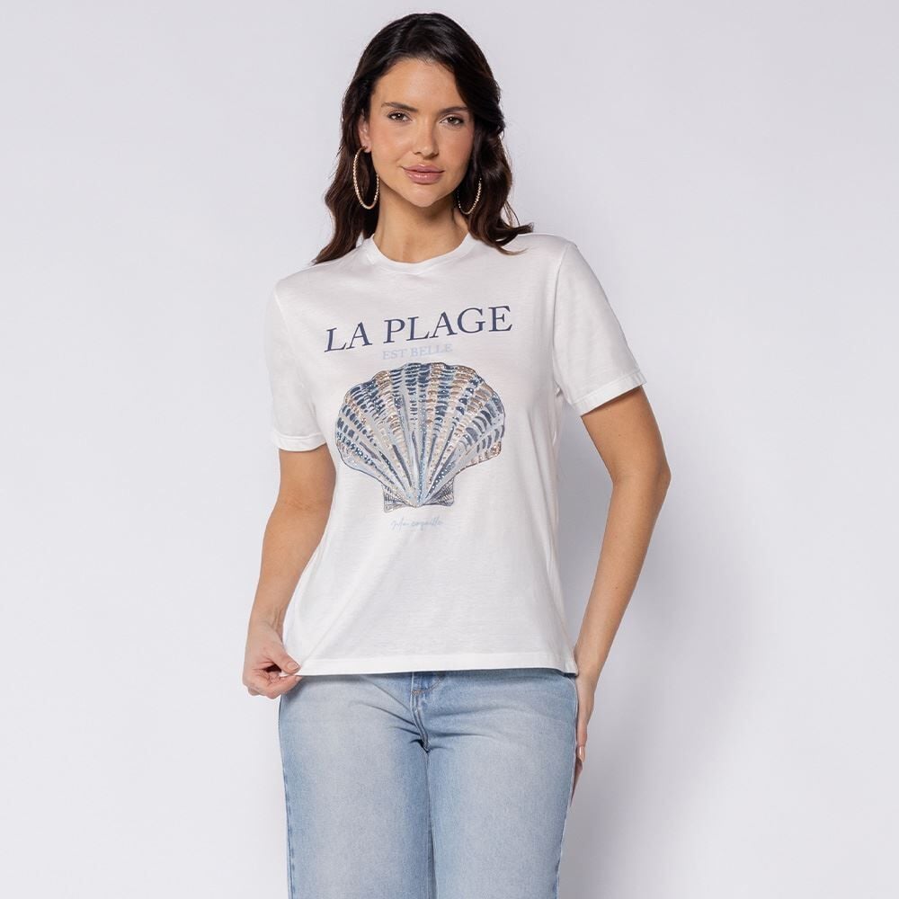 Camiseta Feminina La Plage Patricia Foster