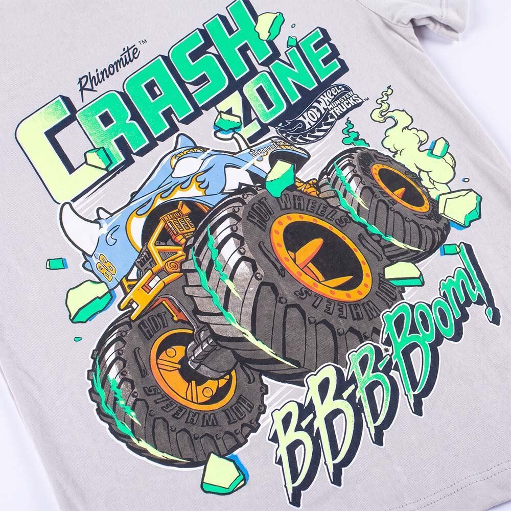 Camiseta Infantil Hot Wheels 4 a 10 Anos Mattel