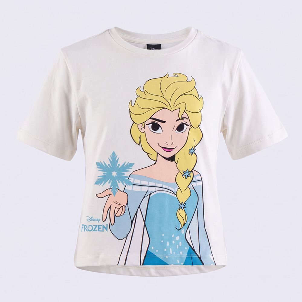 Camiseta Infantil Menina 4 a 10 anos Elsa Frozen Disney