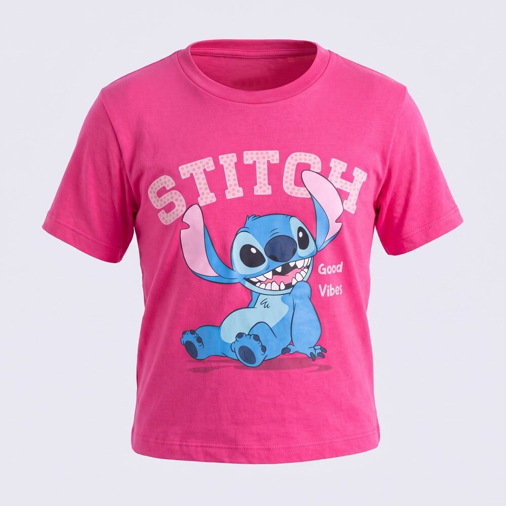 Camiseta Infantil Menina 4 a 10 Anos Stitch Disney