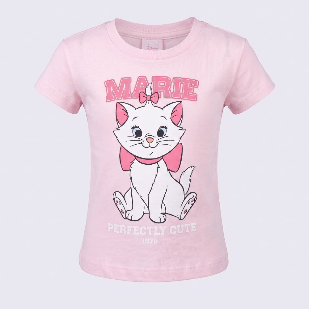 Camiseta Infantil Menina Marie 1 a 3 Anos Disney