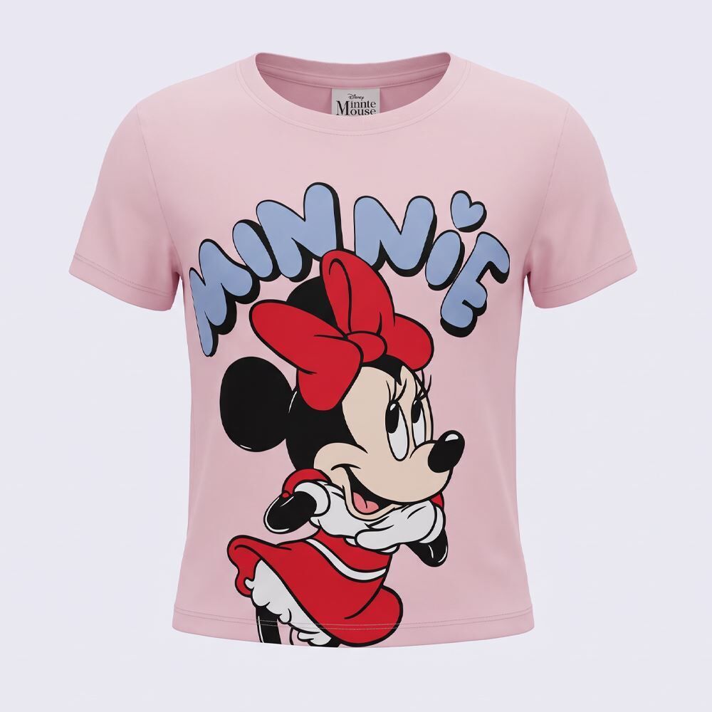 Camiseta Infantil Menina Minnie 1 a 3 Anos Disney