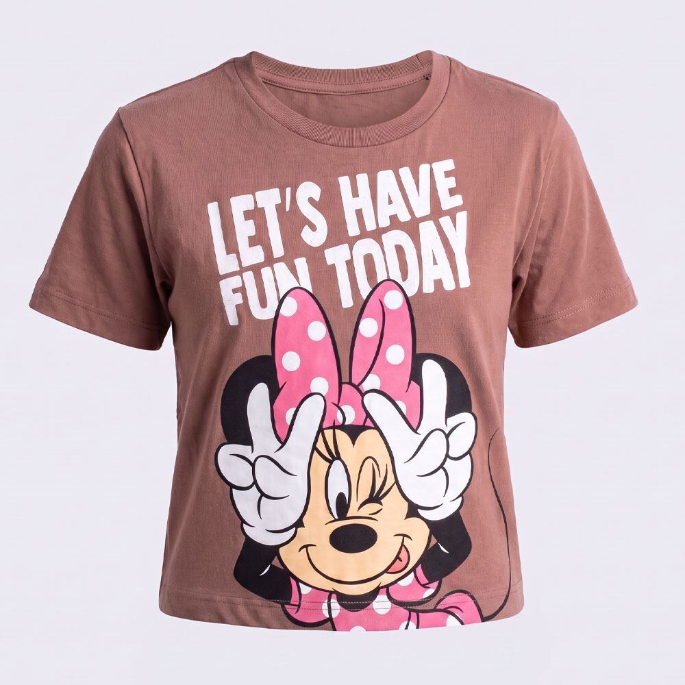 Camiseta Infantil Menina Minnie 4 a 10 Anos Disney