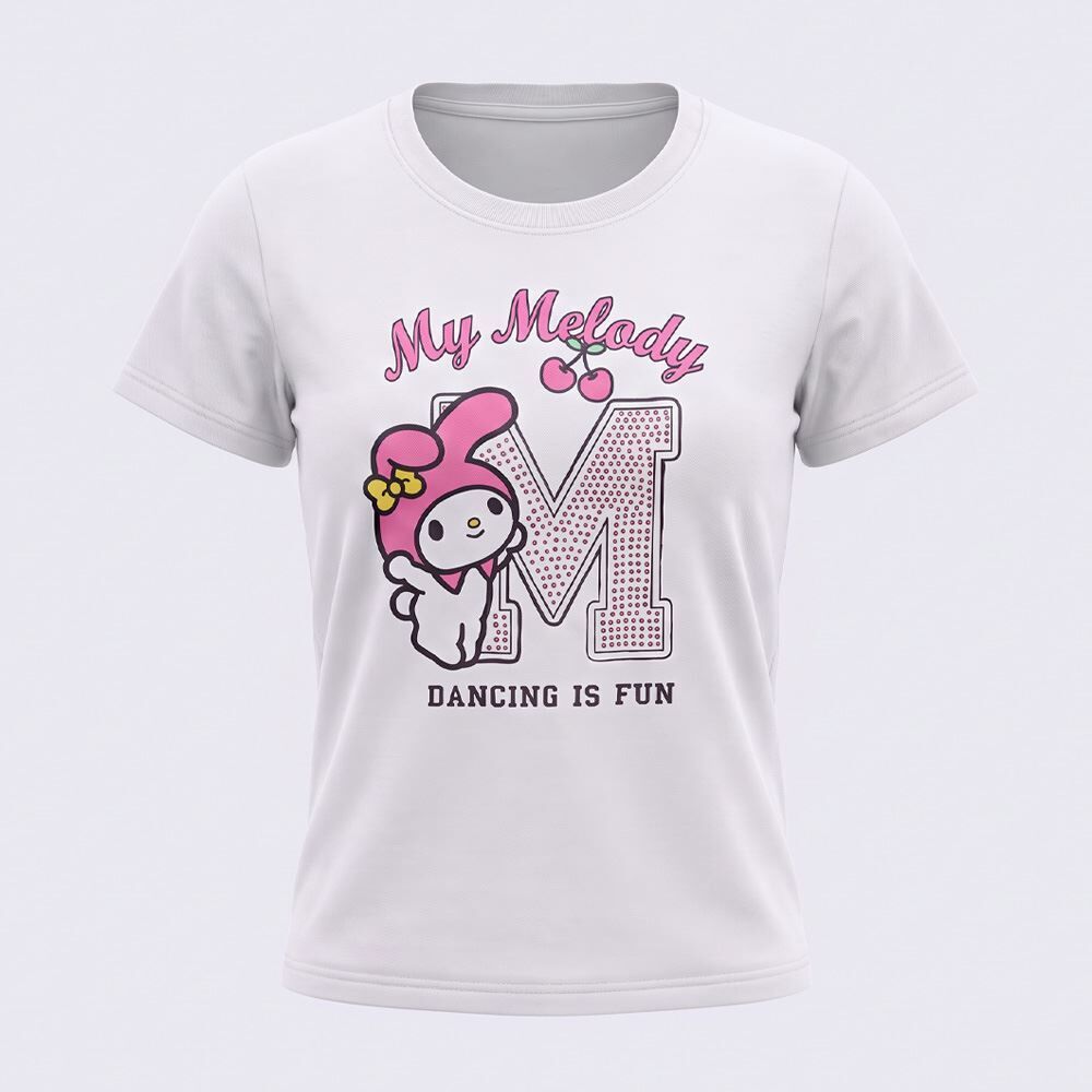 Camiseta Infantil Menina My Melody 4 a 10 Anos
