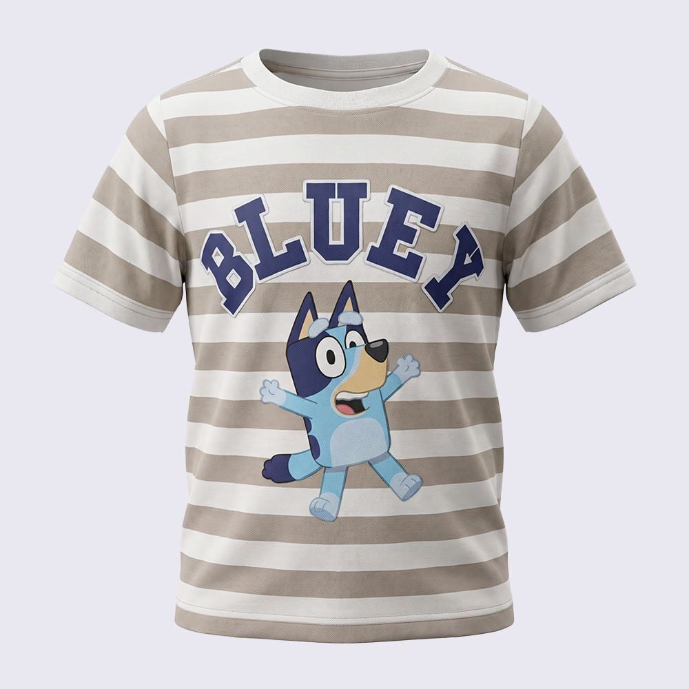 Camiseta Infantil Menino 1 a 4 Anos Bluey