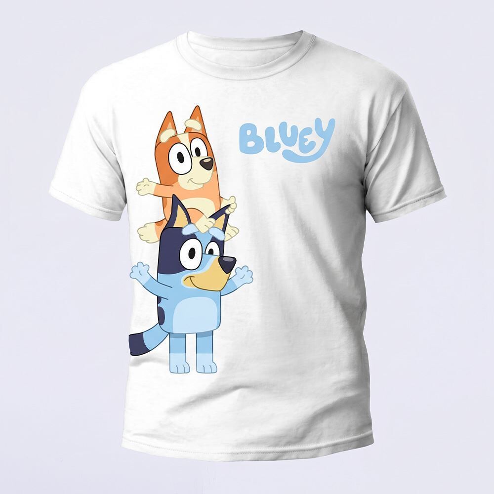Camiseta Infantil Menino 1 a 4 Anos Bluey 