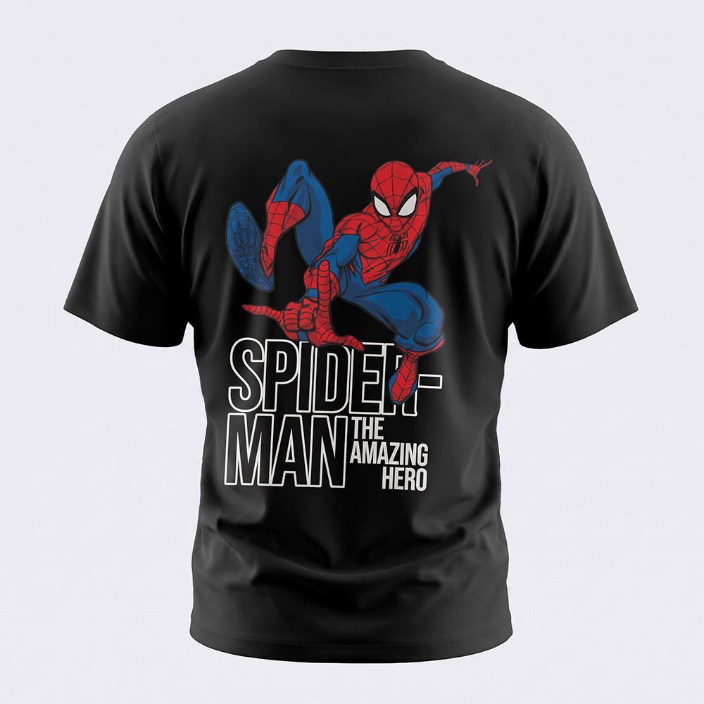 Camiseta Infantil Menino 4 a 10 Anos Homem-Aranha