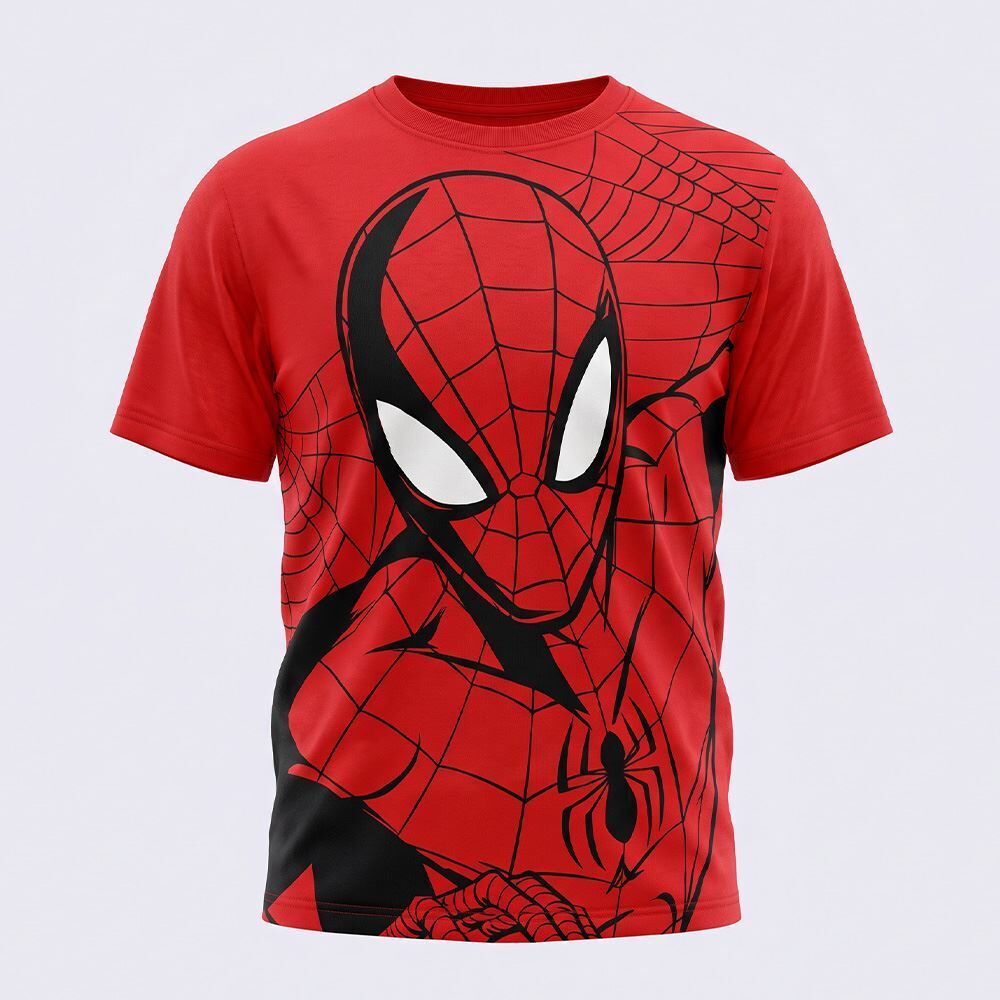 Camiseta Infantil Menino 4 a 10 Anos Homem-Aranha