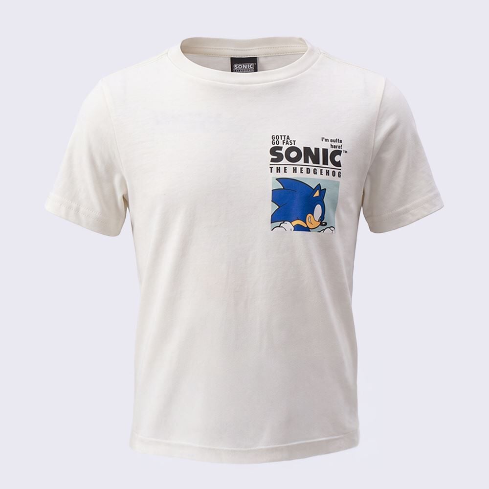 Camiseta Infantil Menino 4 a 10 Anos Sonic