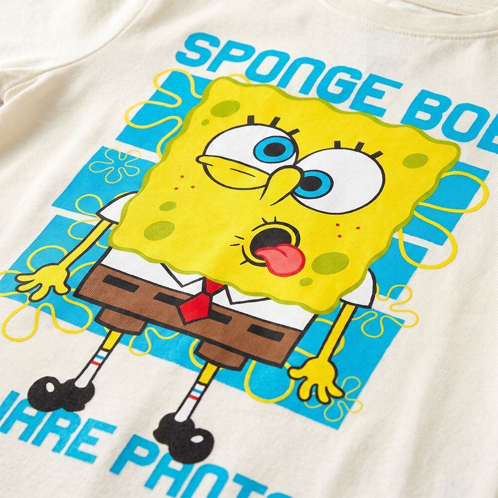 Camiseta Infantil Menino Bob Espoja 4 a 10 Anos