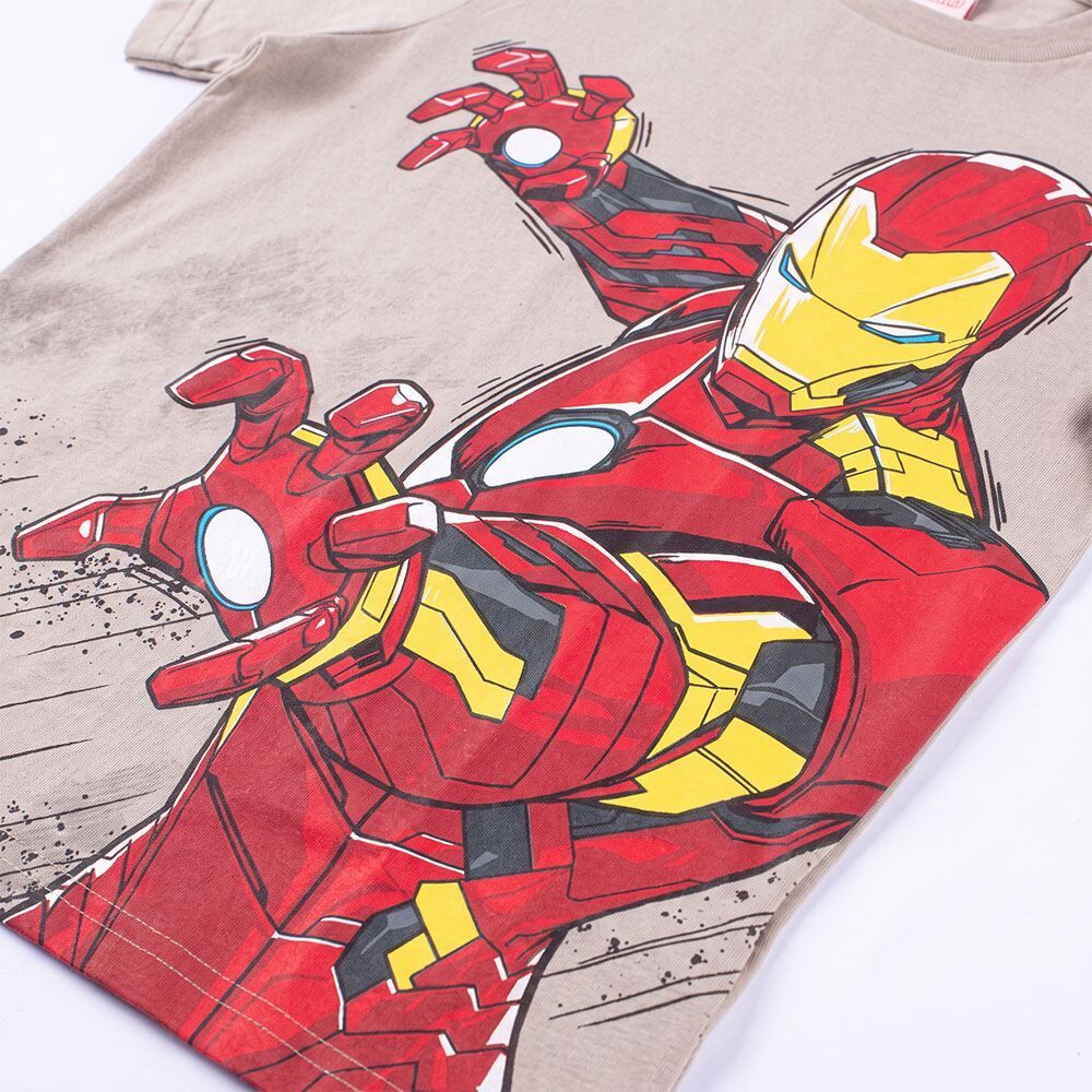 Camiseta Infantil Menino Homem De Ferro 4 a 10 Anos
