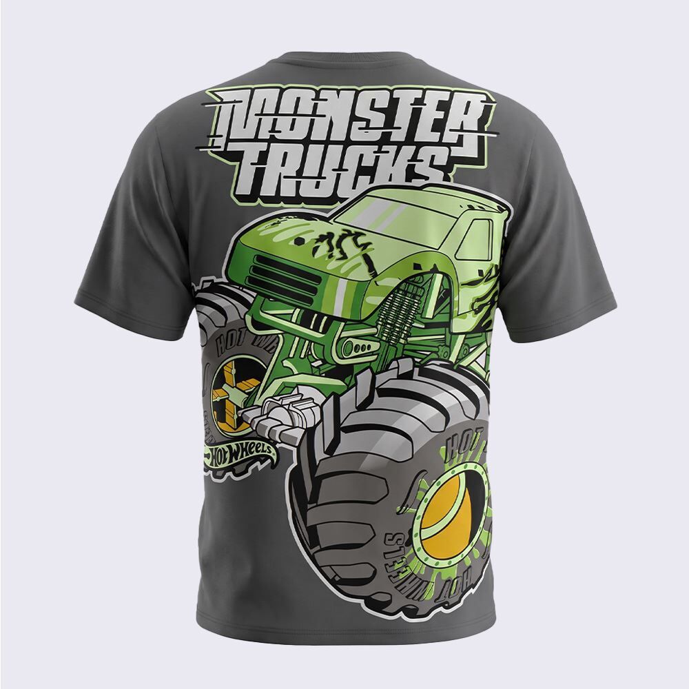 Camiseta Infantil Menino Hot Wheels 4 a 10 Anos Mattel