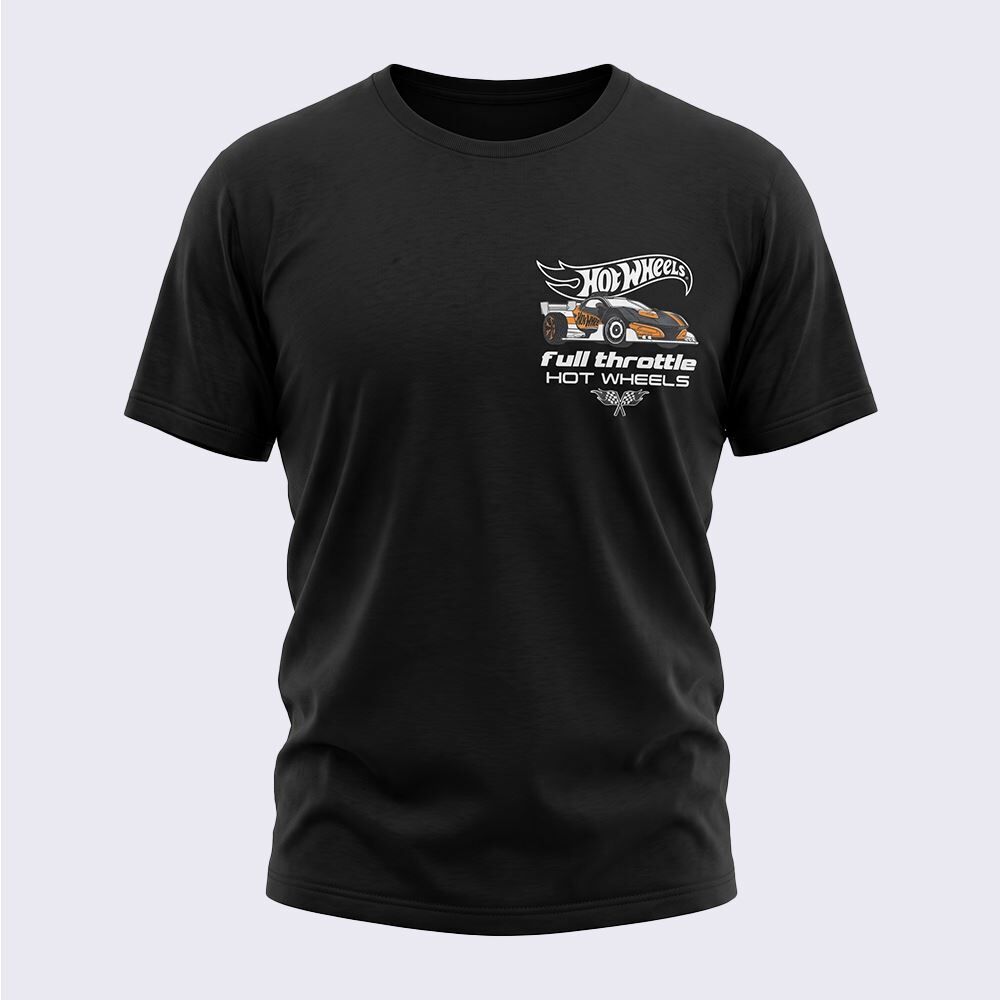 Camiseta Infantil Menino Hot Wheels 4 a 10 Anos