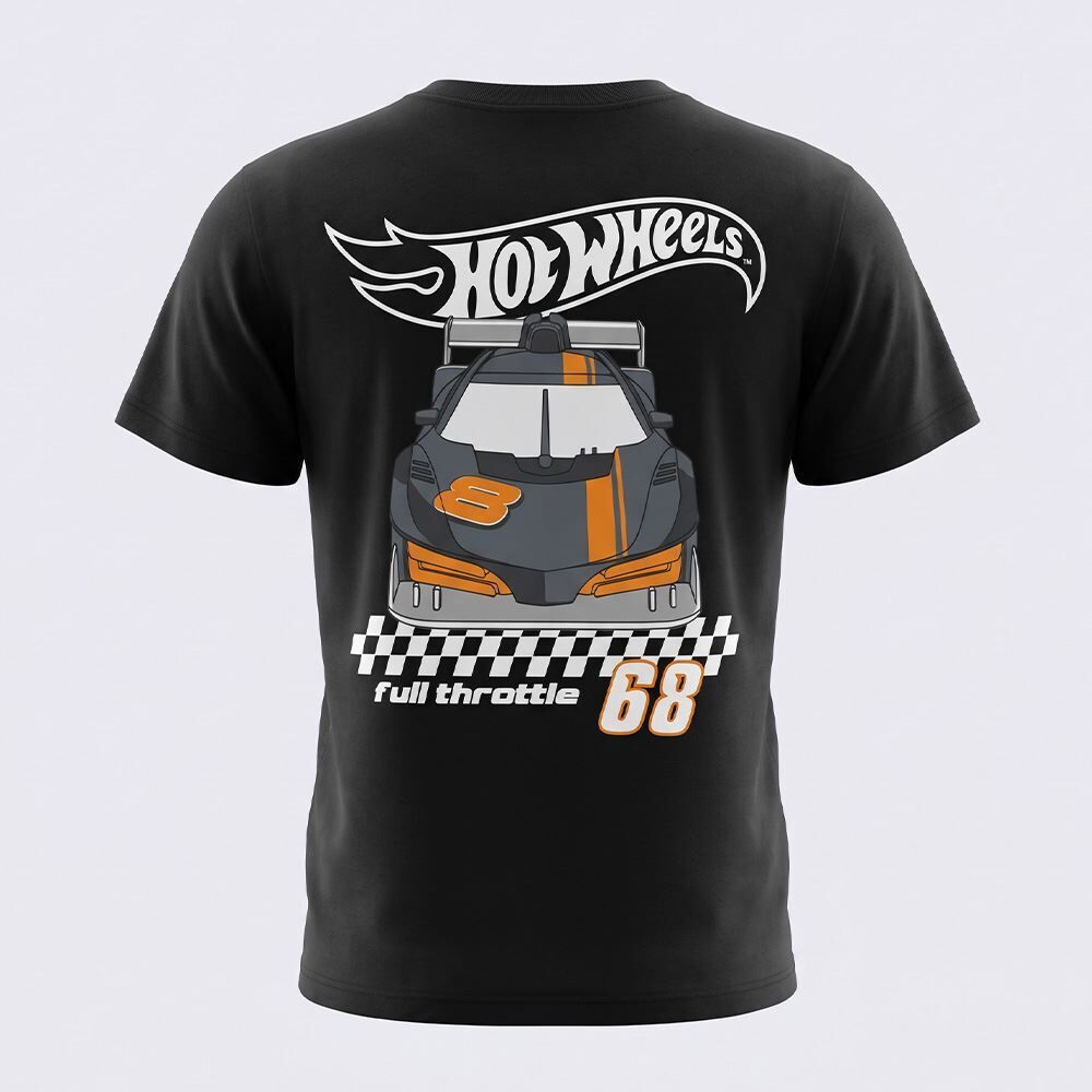 Camiseta Infantil Menino Hot Wheels 4 a 10 Anos