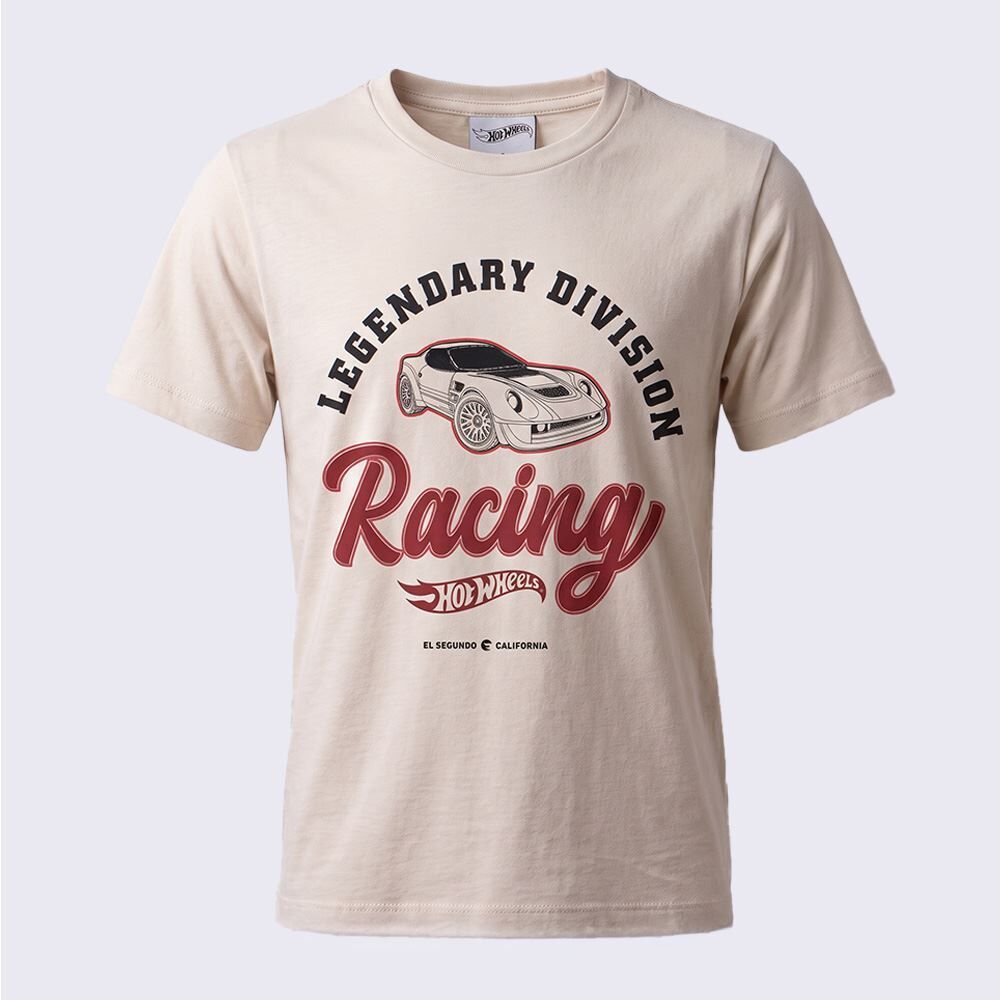 Camiseta Infantil Menino Hot Wheels 4 a 10 Anos