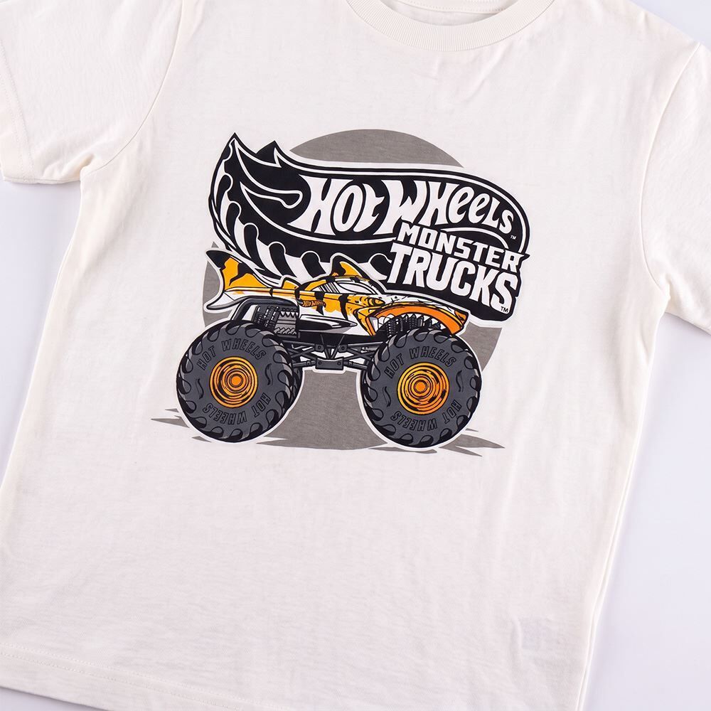 Camiseta Infantil Menino Hot Wheels 4 a 10 Anos Mattel