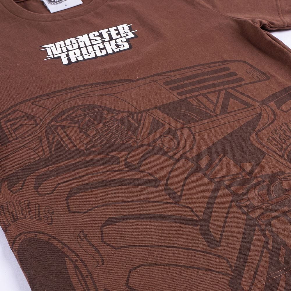 Camiseta Infantil Menino Hot Wheels 4 a 10 Anos Mattel