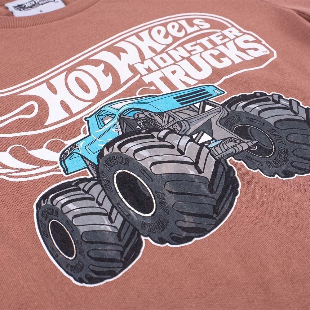 Camiseta Infantil Menino Hot Wheels 4 a 10 Anos Mattel