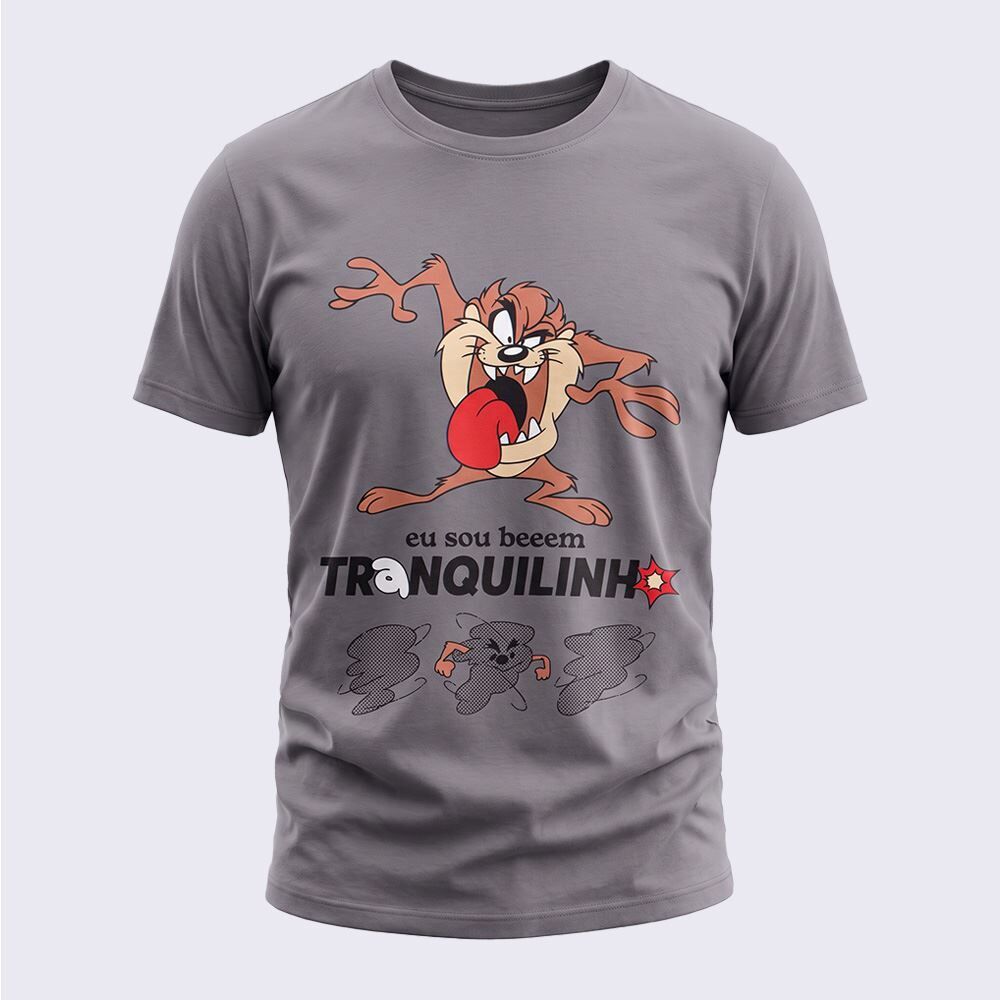 Camiseta Infantil Menino Looney Tunes 4 a 10 Anos