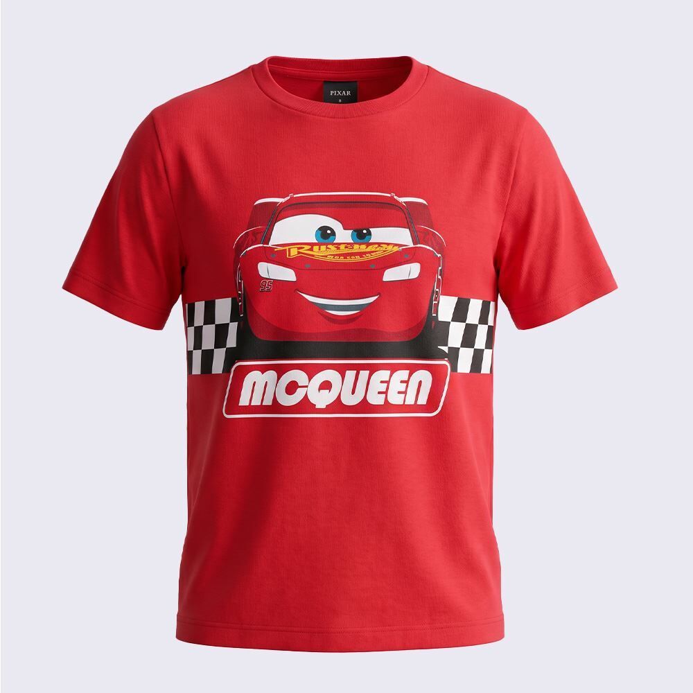Camiseta Infantil Menino McQueen 4 a 10 Anos Disney