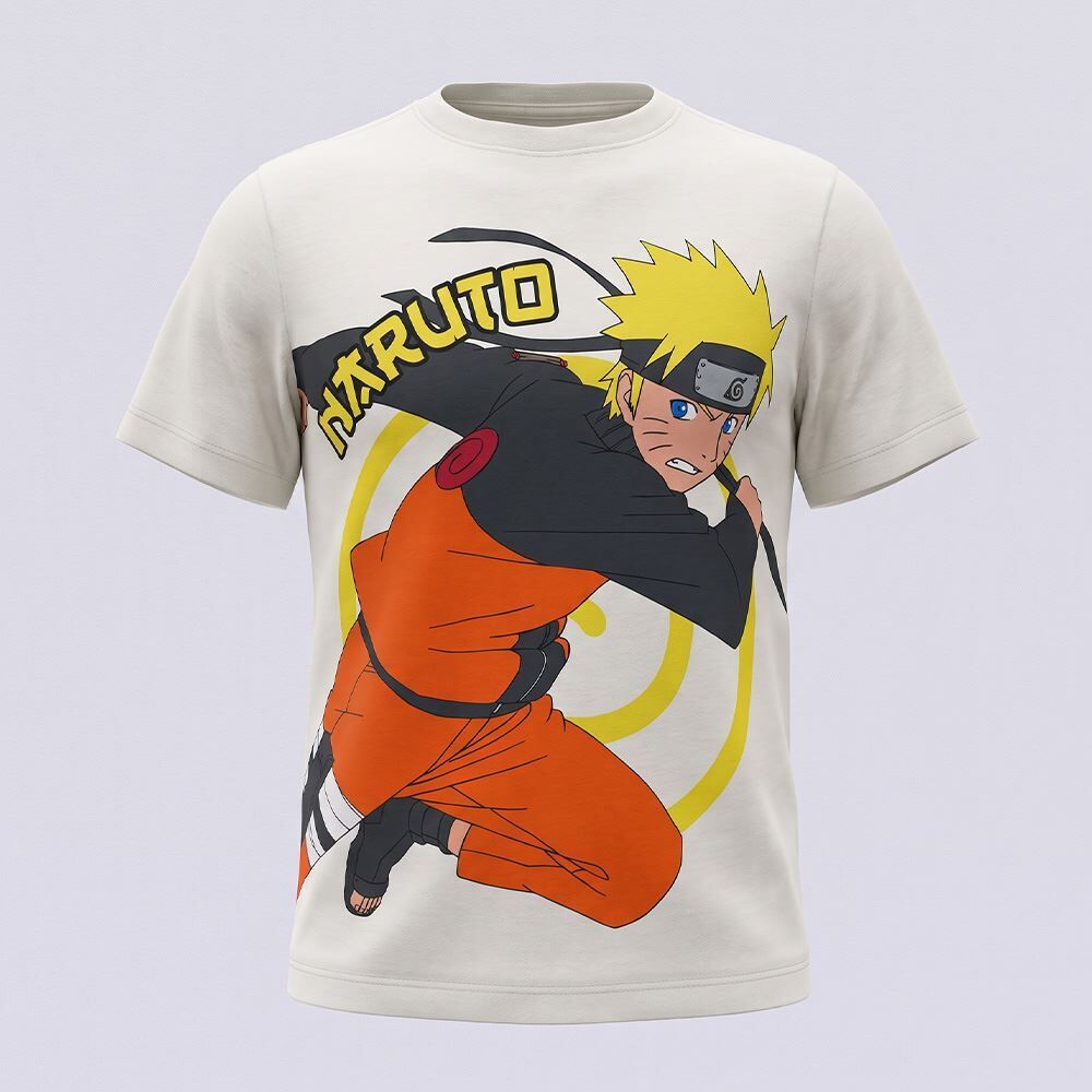 Camiseta Infantil Menino Naruto 4 a 10 Anos