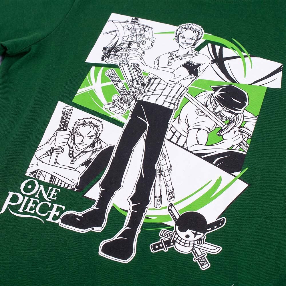 Camiseta Infantil Menino One Piece 4 a 10 Anos
