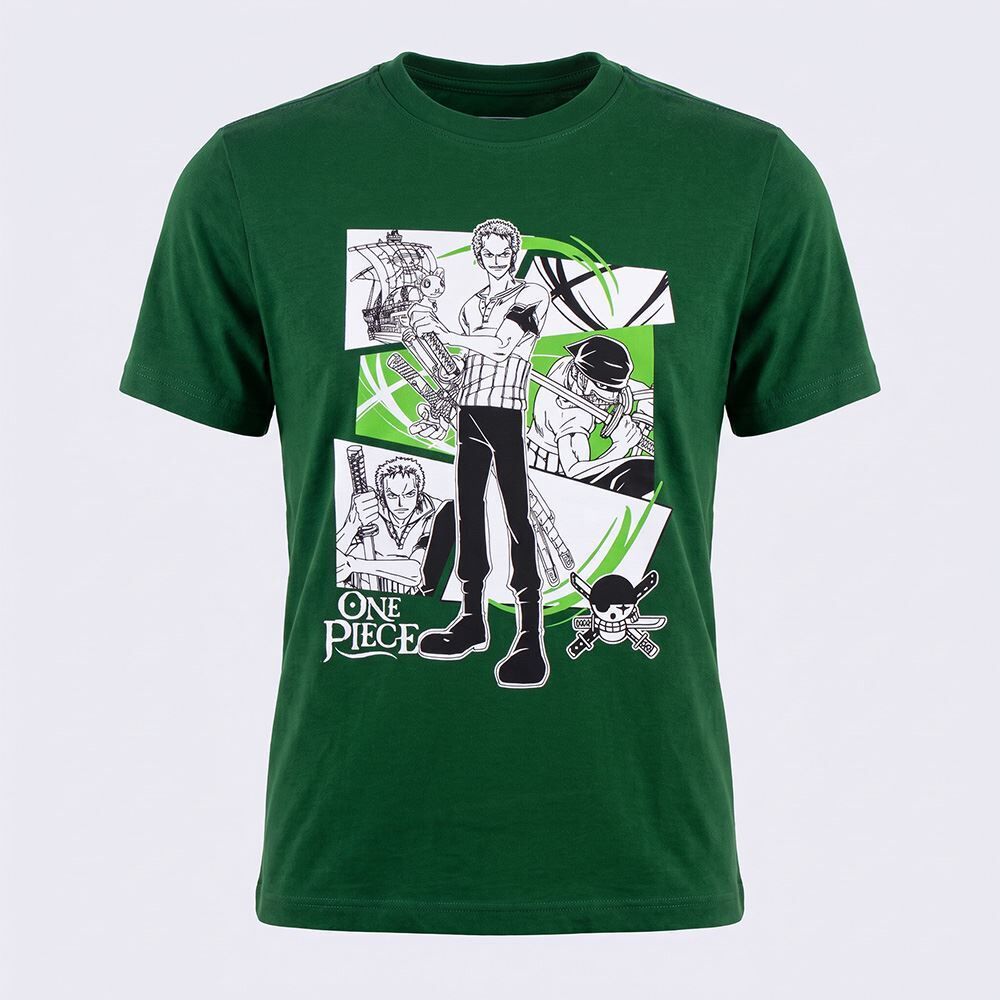 Camiseta Infantil Menino One Piece 4 a 10 Anos