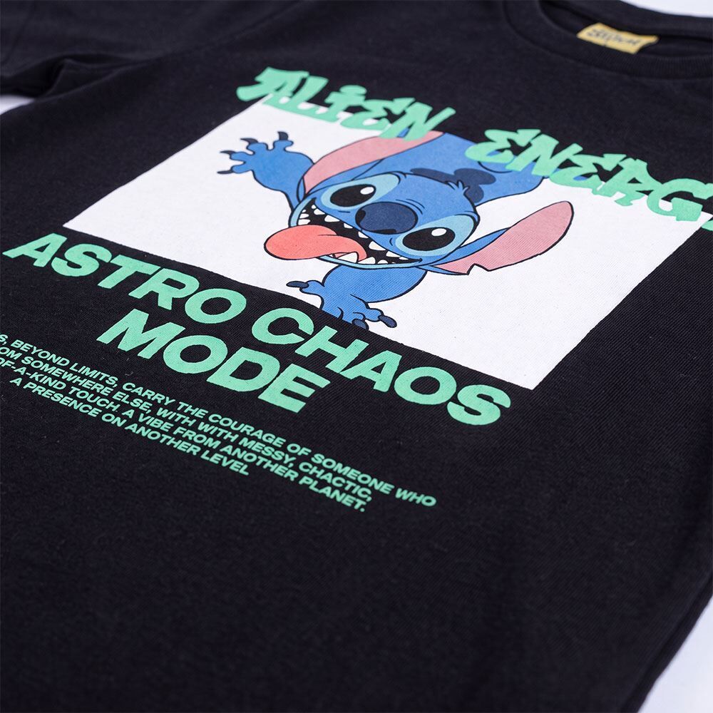 Camiseta Infantil Menino Stitch 4 a 10 Anos Disney